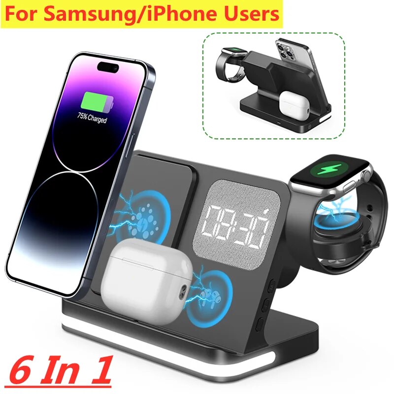 Wireless Charger Watch - Support de chargeur sans fil pour