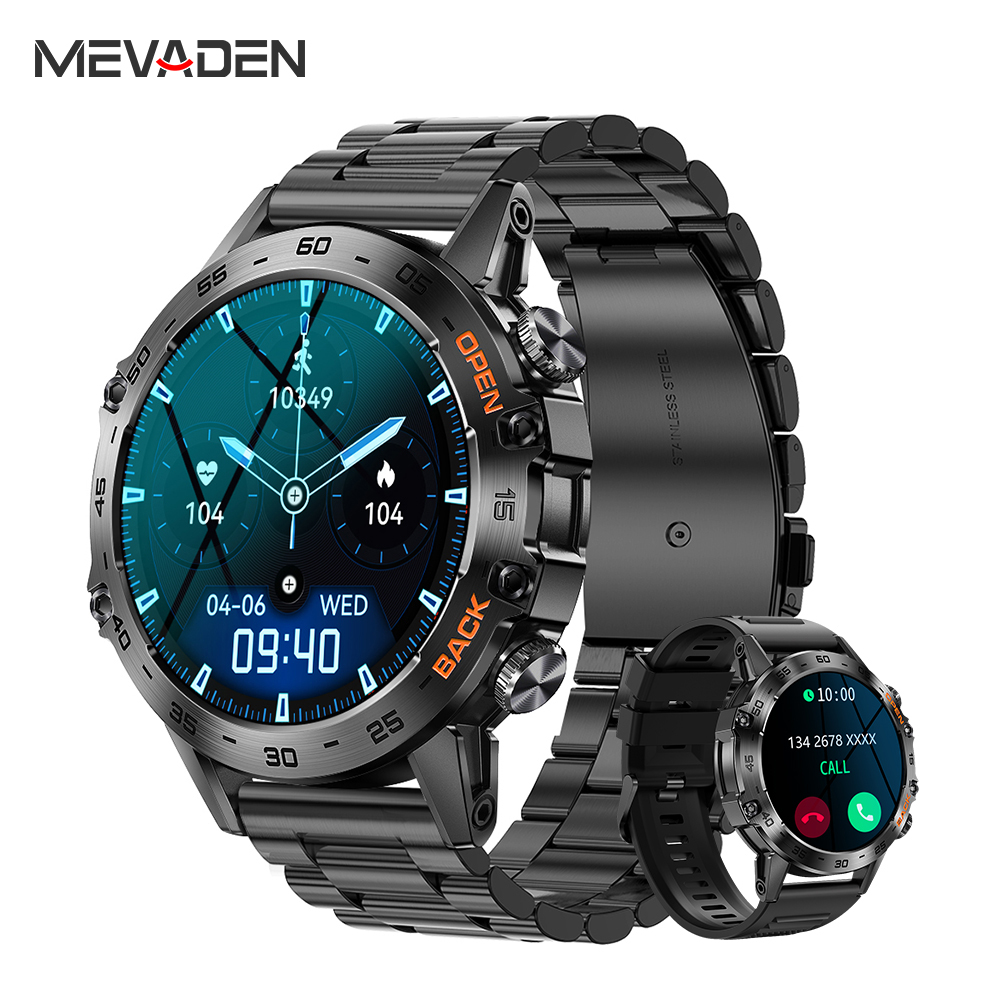 Smartwatch Store - Montre connectée homme MEVADEN Steel 1,39