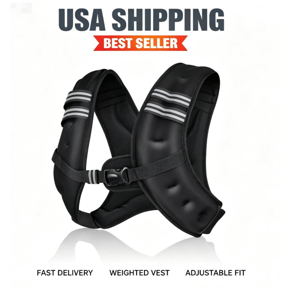 Rugged Sport Strap - Gilet lesté de fitness pré-rempli de