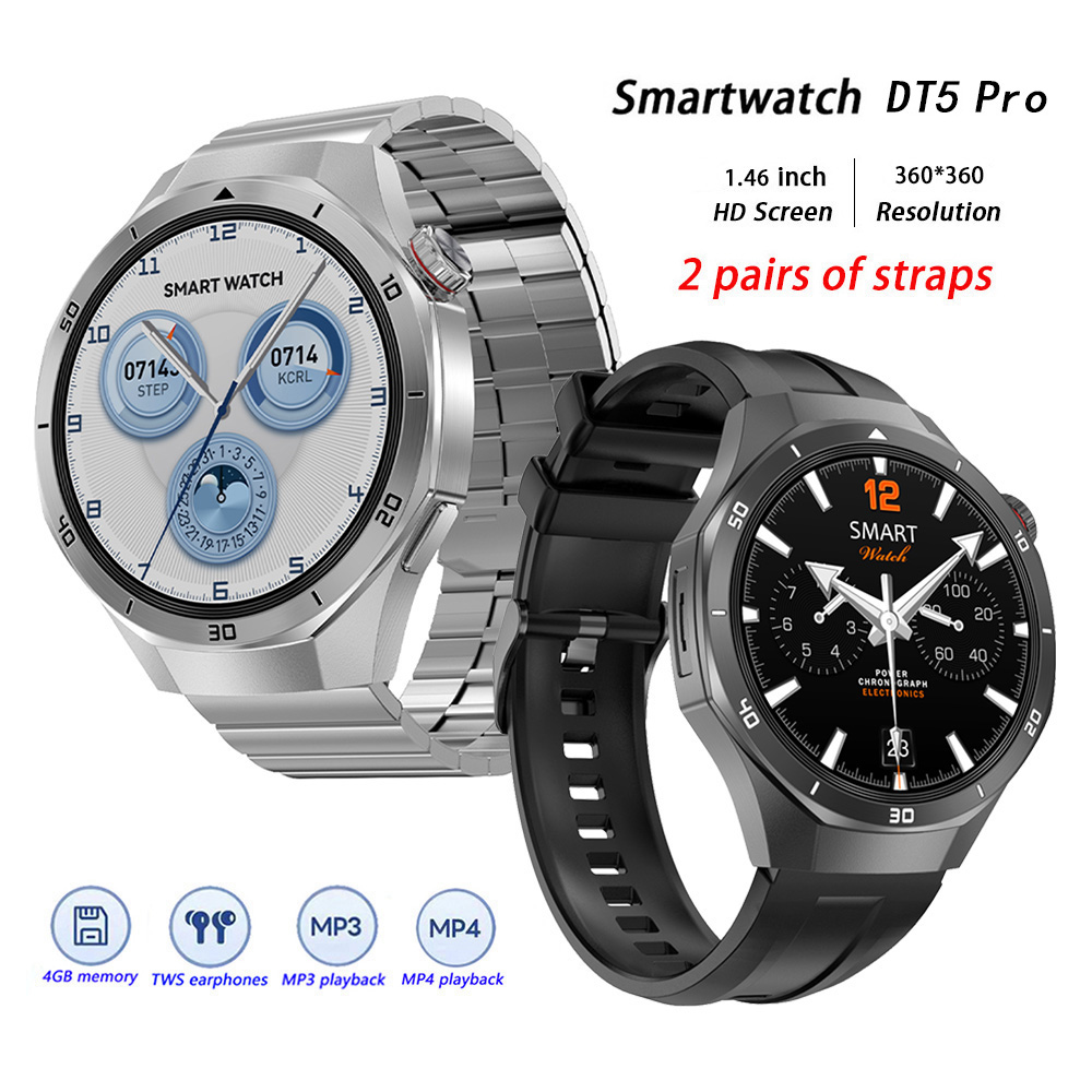 DT5 Pro montre intelligente po - Android Smartwatch Accessories avis et prix