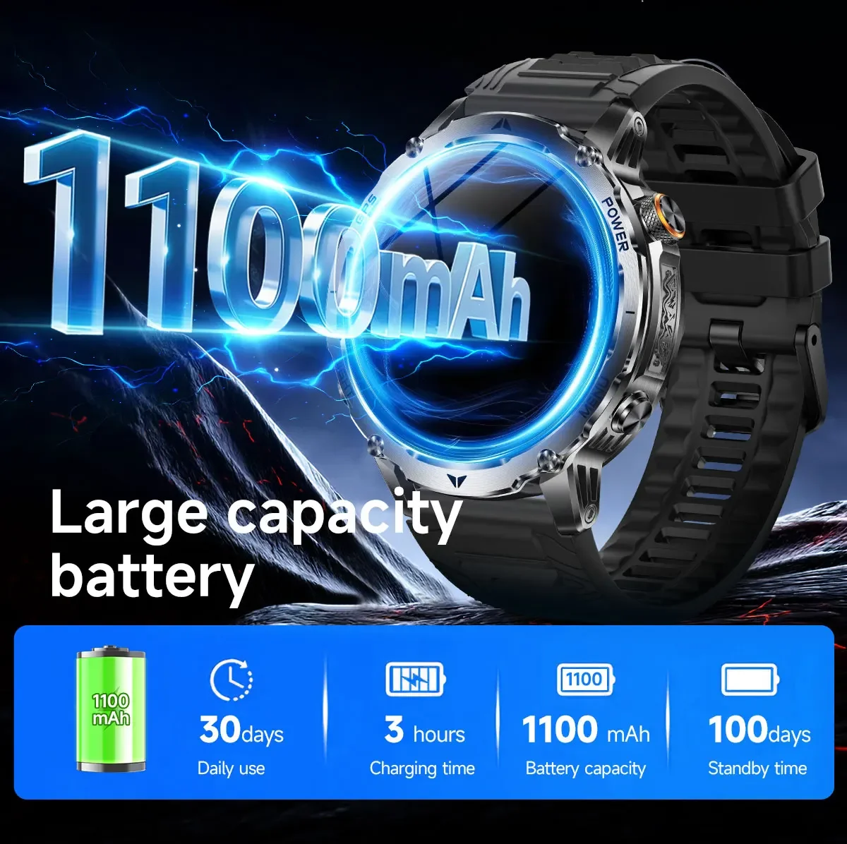 Montre connectée T-Rex 3 de qu - Smartwatch M Active avis et prix