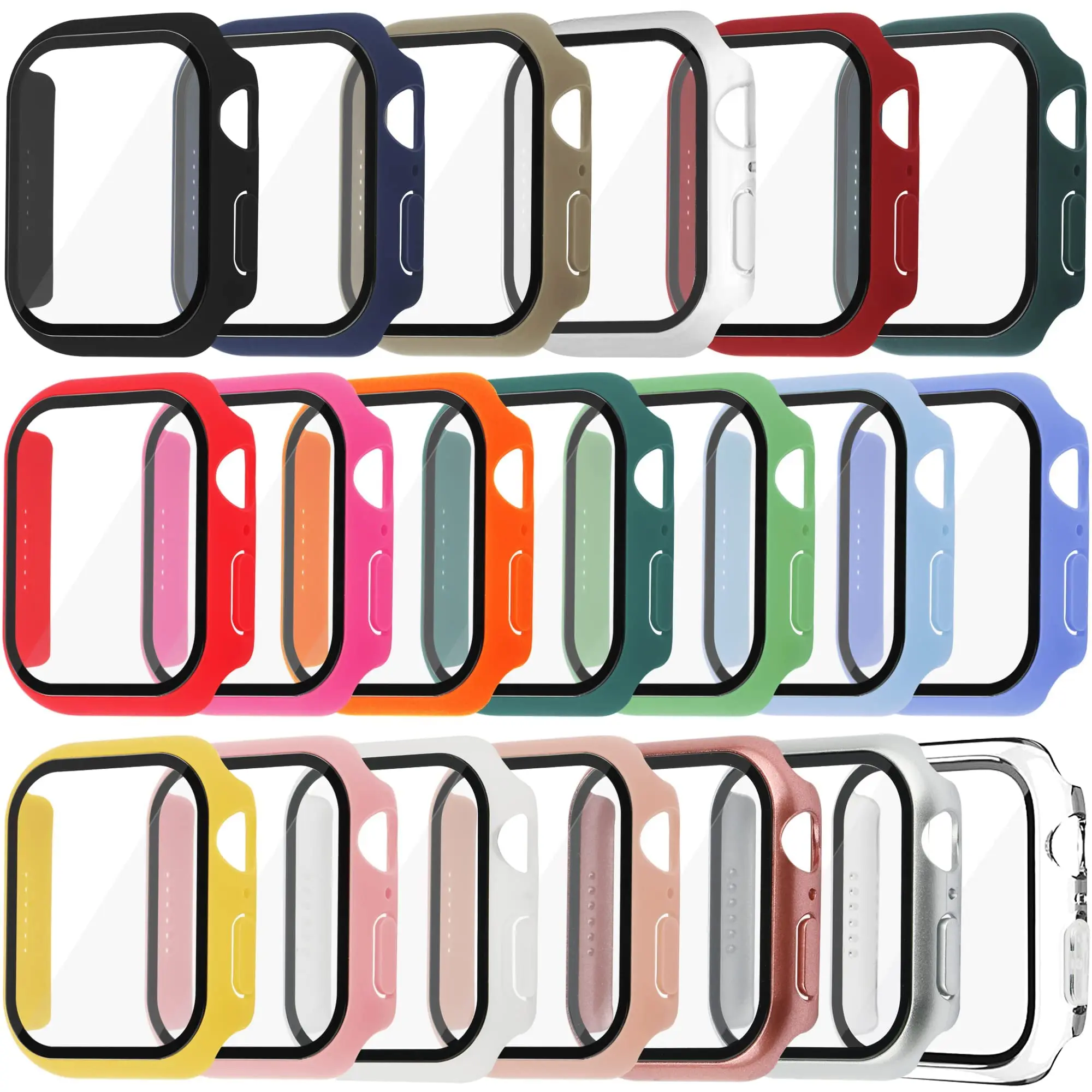 Coque en verre et couvercle po - Smartwatch Band Accessories avis et prix