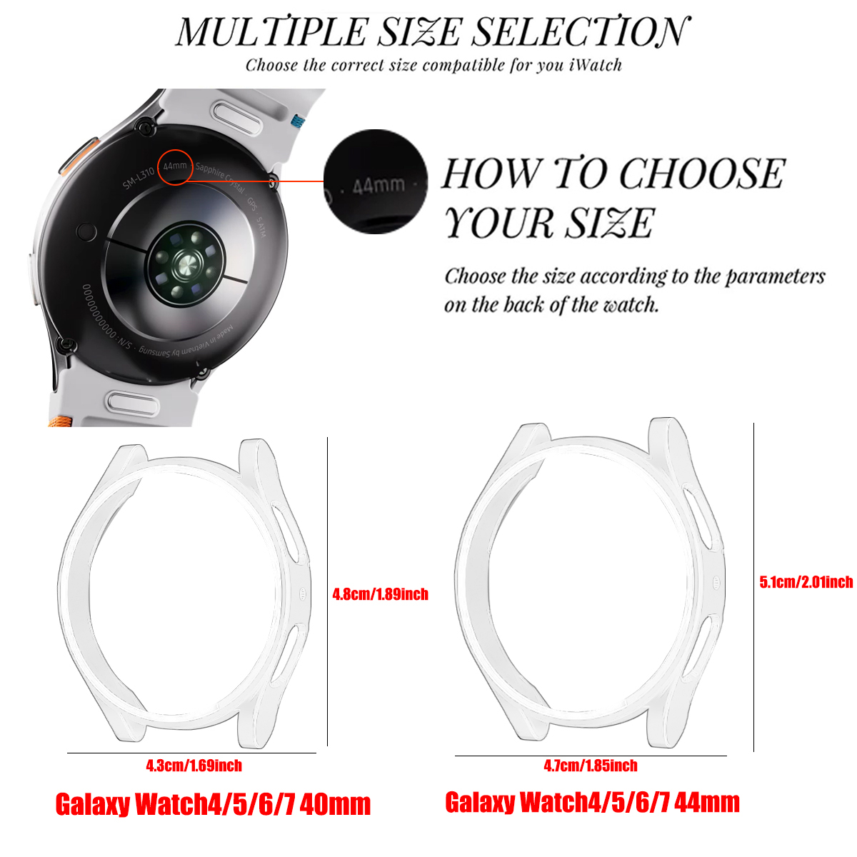 Étui scintillant pour Samsung  - Samsung Smartwatch Accessories avis et prix