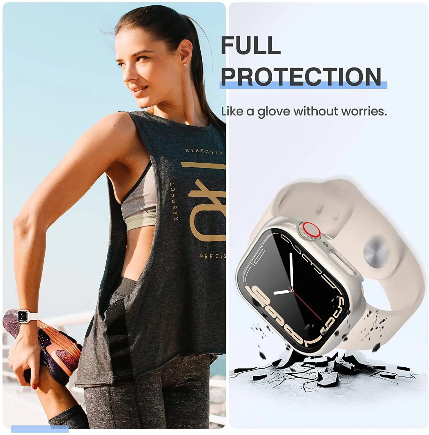 Paquet de 3 couvercles en verr - Smartwatch Band Accessories avis et prix