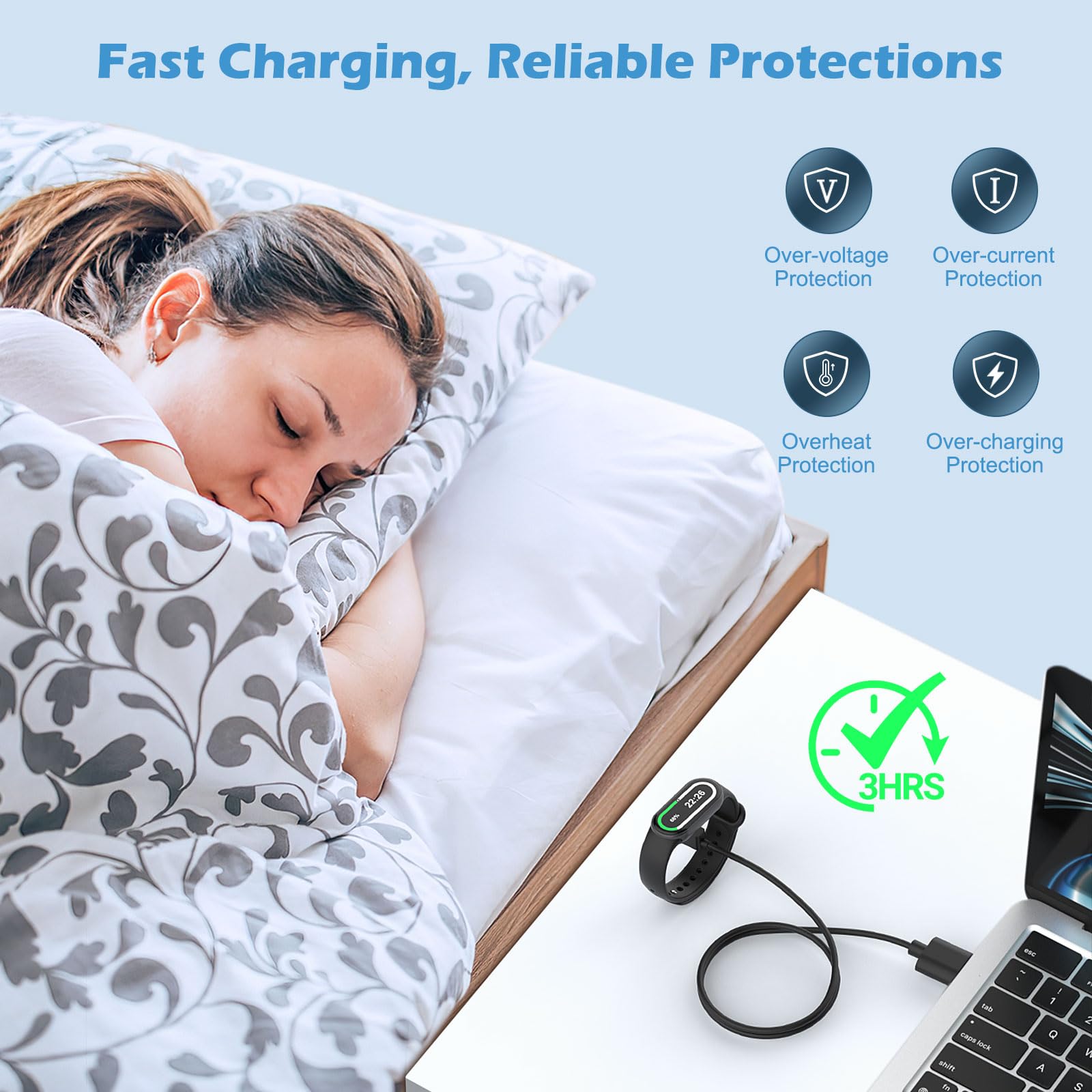 Chargeur NFC pour Xiaomi Mi Ba - Android Smartwatch Accessories avis et prix