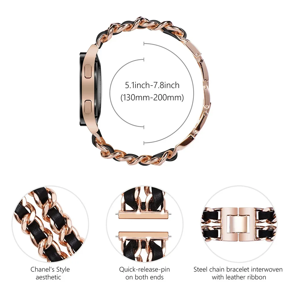Bracelet de rechange en cuir e - Samsung Smartwatch Accessories avis et prix