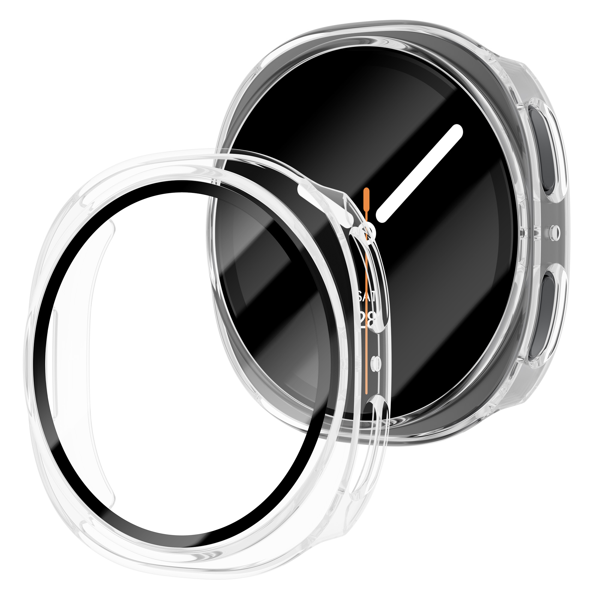 Verre trempé + boîtier PC pour - Samsung Smartwatch Accessories avis et prix